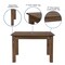 Flash Furniture Farm Table, 4 Chair Cushions Set, 46"x30" XA-FARM-17-GG - alternate 10